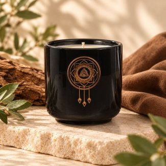 Céramique : Musk & Leather Candle 