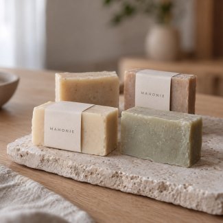 Botanical soap four-bar kit