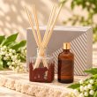 Mahonie L'étoile Reed Diffuser Set - Lilly of the Valley, closer view of its original materials and surface details.