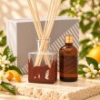 Mahonie L'étoile Reed Diffuser Set - Neroli, closer view of its original materials and surface details.