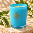 Mahonie Lily of the Valley Candle, closer view of its original materials and surface details.