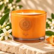 Mahonie Orange Blossom Candle, closer view of its original materials and surface details.