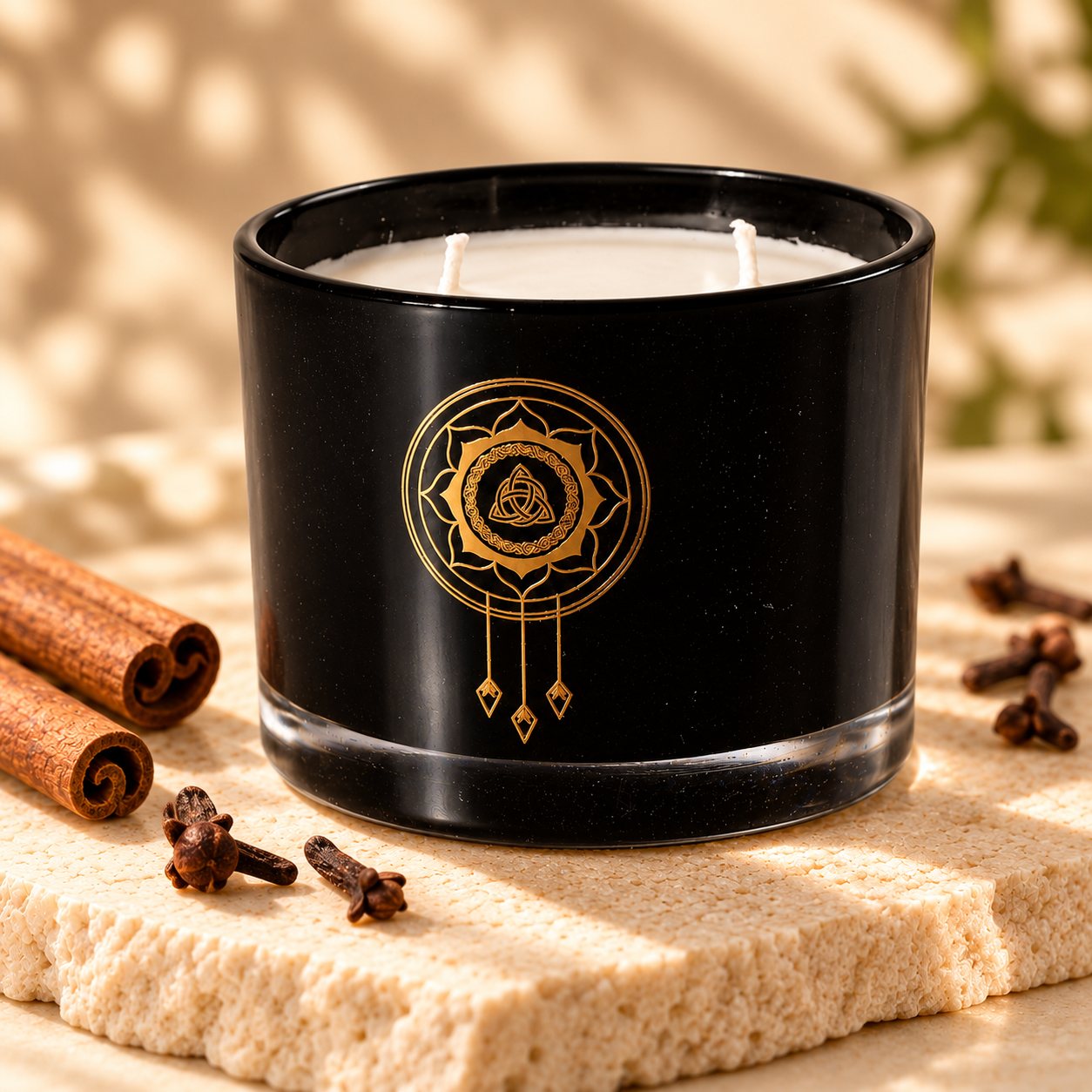 A closer view of Cinnamon & Clove Candle