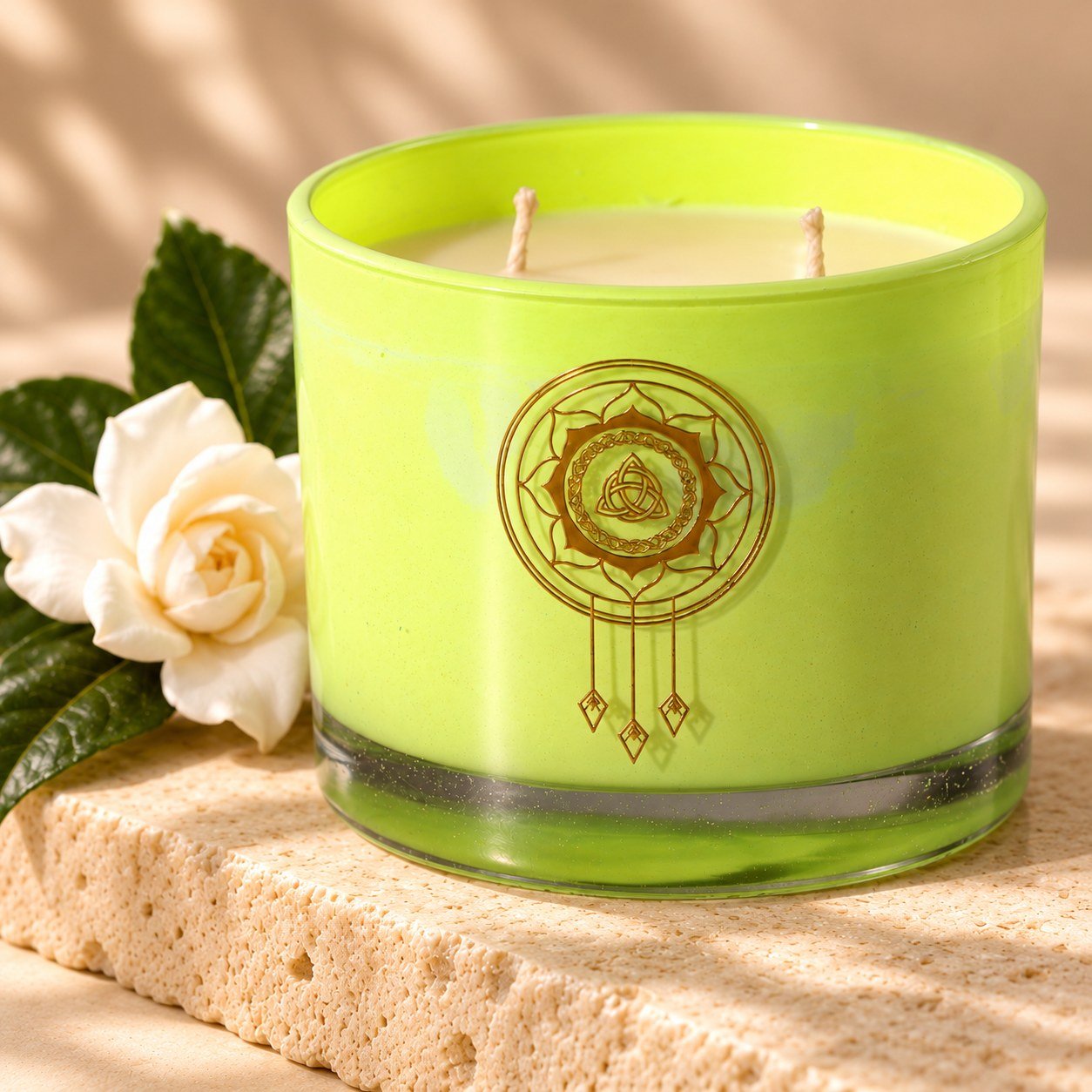 A closer view of Gardenia Candle