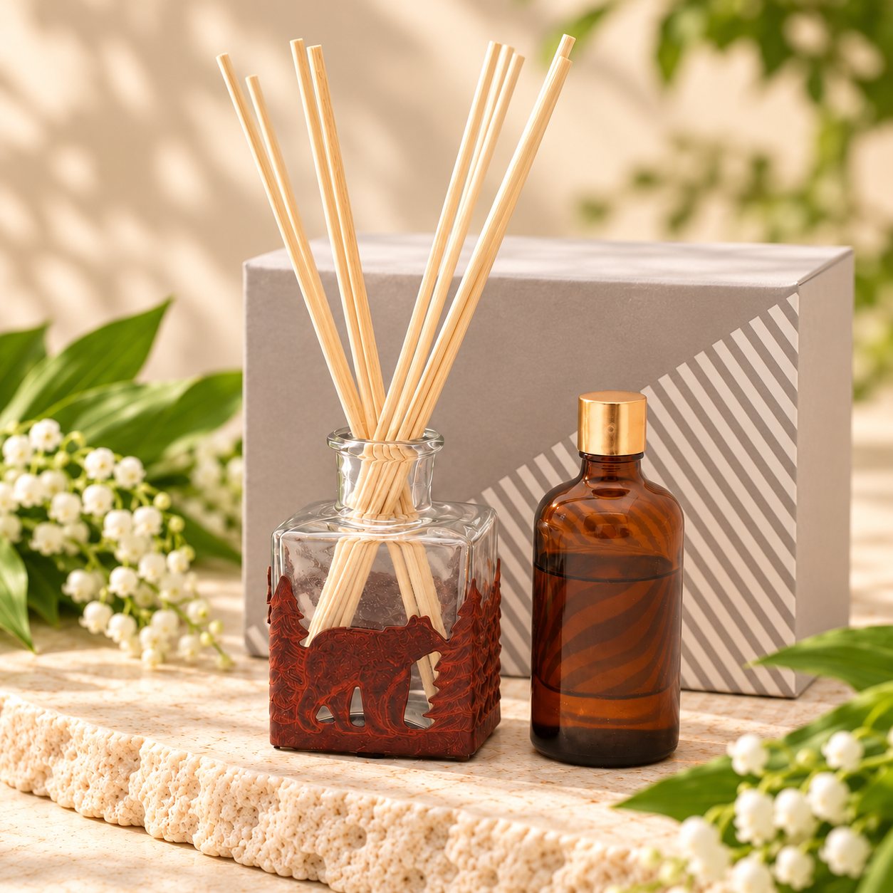 A closer view of L’étoile Lily Diffuser