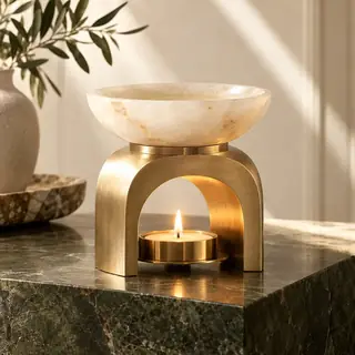 brass arch aroma burner