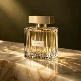 champagne perfume room spray macro